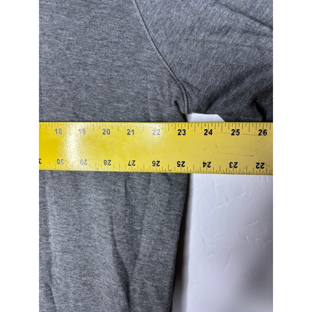 Polo Ralph Lauren Mens Quarter Zip Pullover Heather Gray Cotton Blend Large blem - Picture 9 of 10